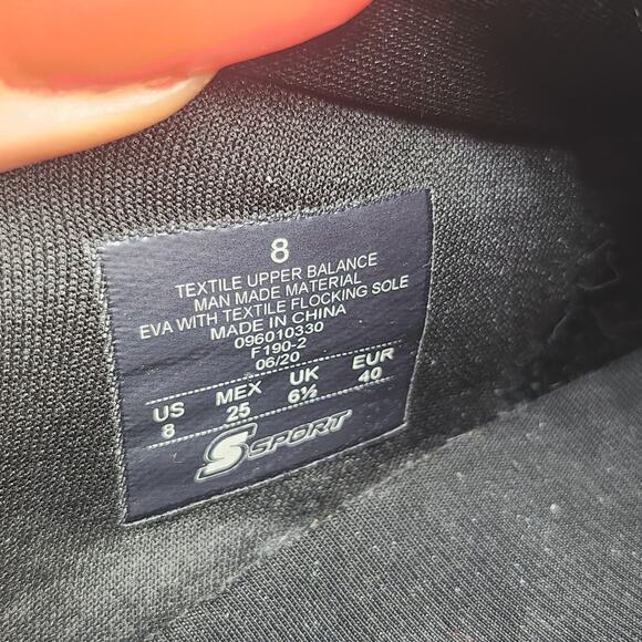 Skechers Shoes Womens 8 Gray Black White Knit Sport Memory Foam Comfort Running - Picture 10 of 11